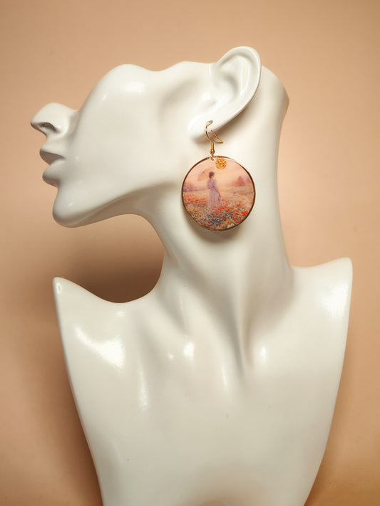 Boucles d’oreilles Monet – Brume Fleurie