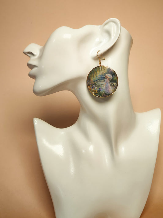 Boucles d’oreilles Monet – Le Jardin aux Nymphéas