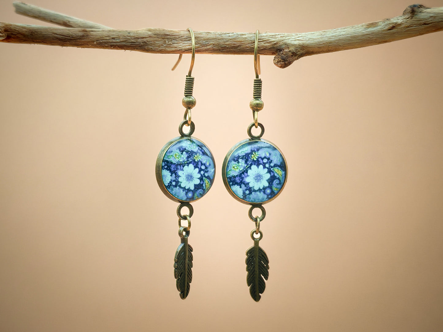 Boucles d’oreilles – Nuit florale