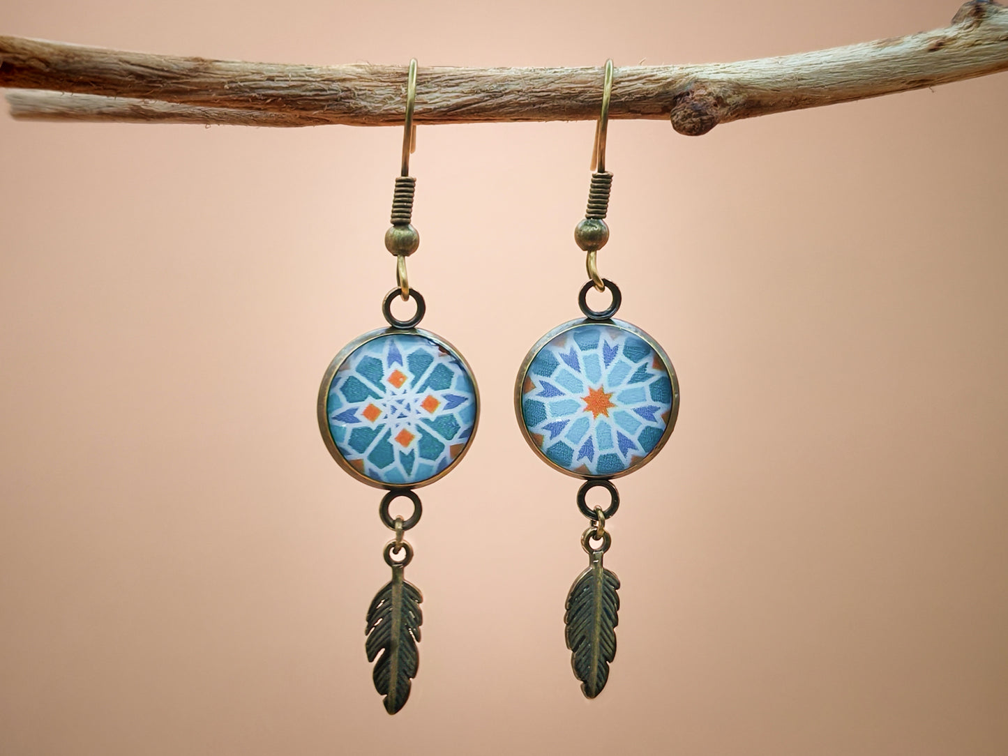 Boucles d’oreilles – Étoiles d’azur