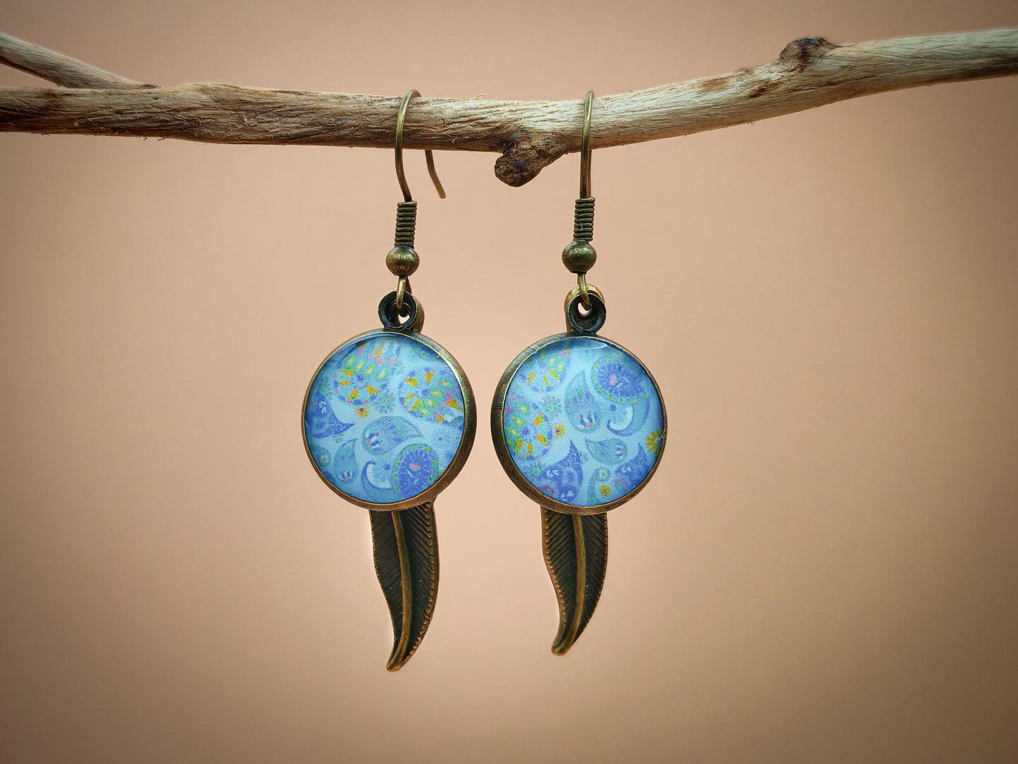 Boucles d’oreilles – Aurore paisley