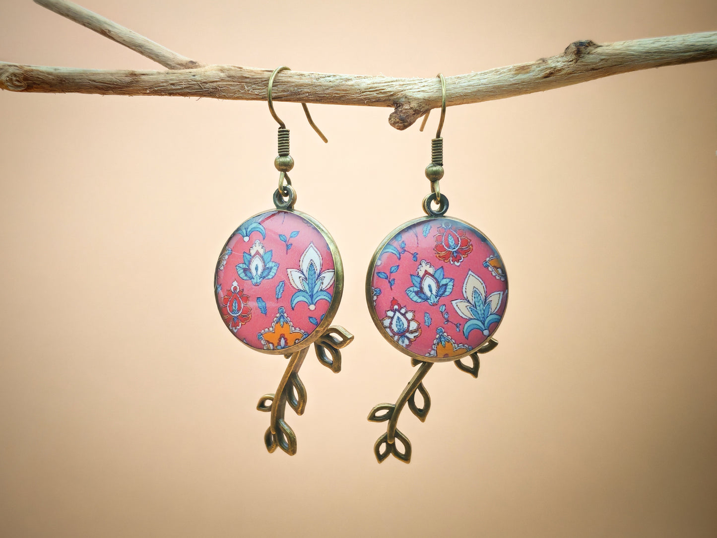 Boucles d’oreilles – Fleur de Jaipur