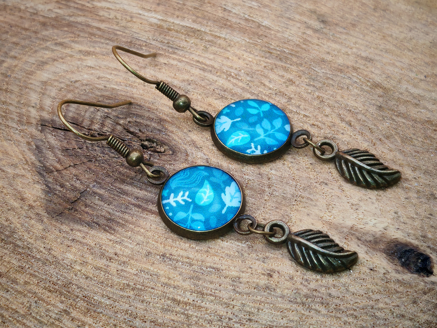Boucles d’oreilles – Murmures d’ombre bleue