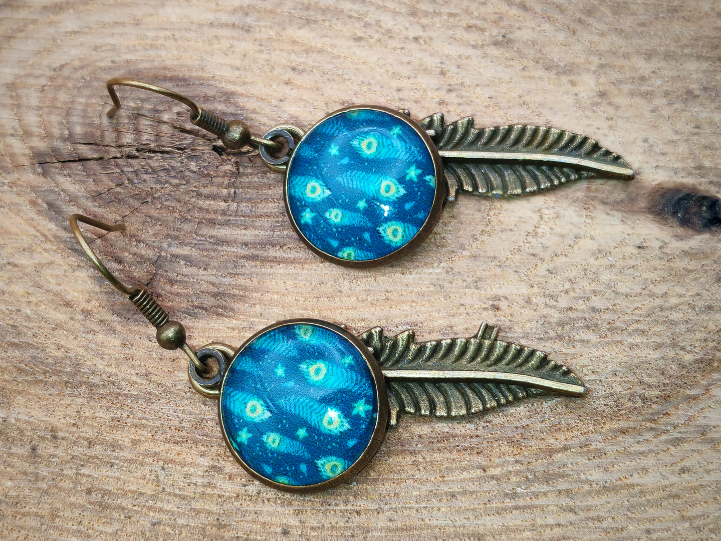 Boucles d’oreilles – Plumes de minuit