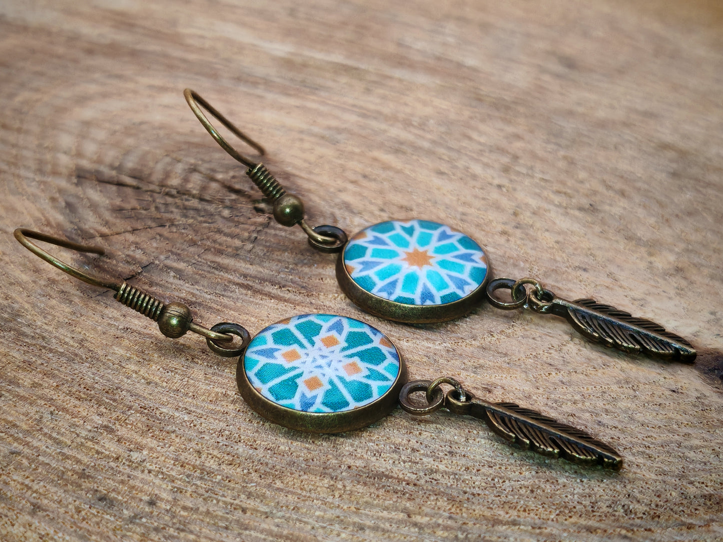 Boucles d’oreilles – Étoiles d’azur