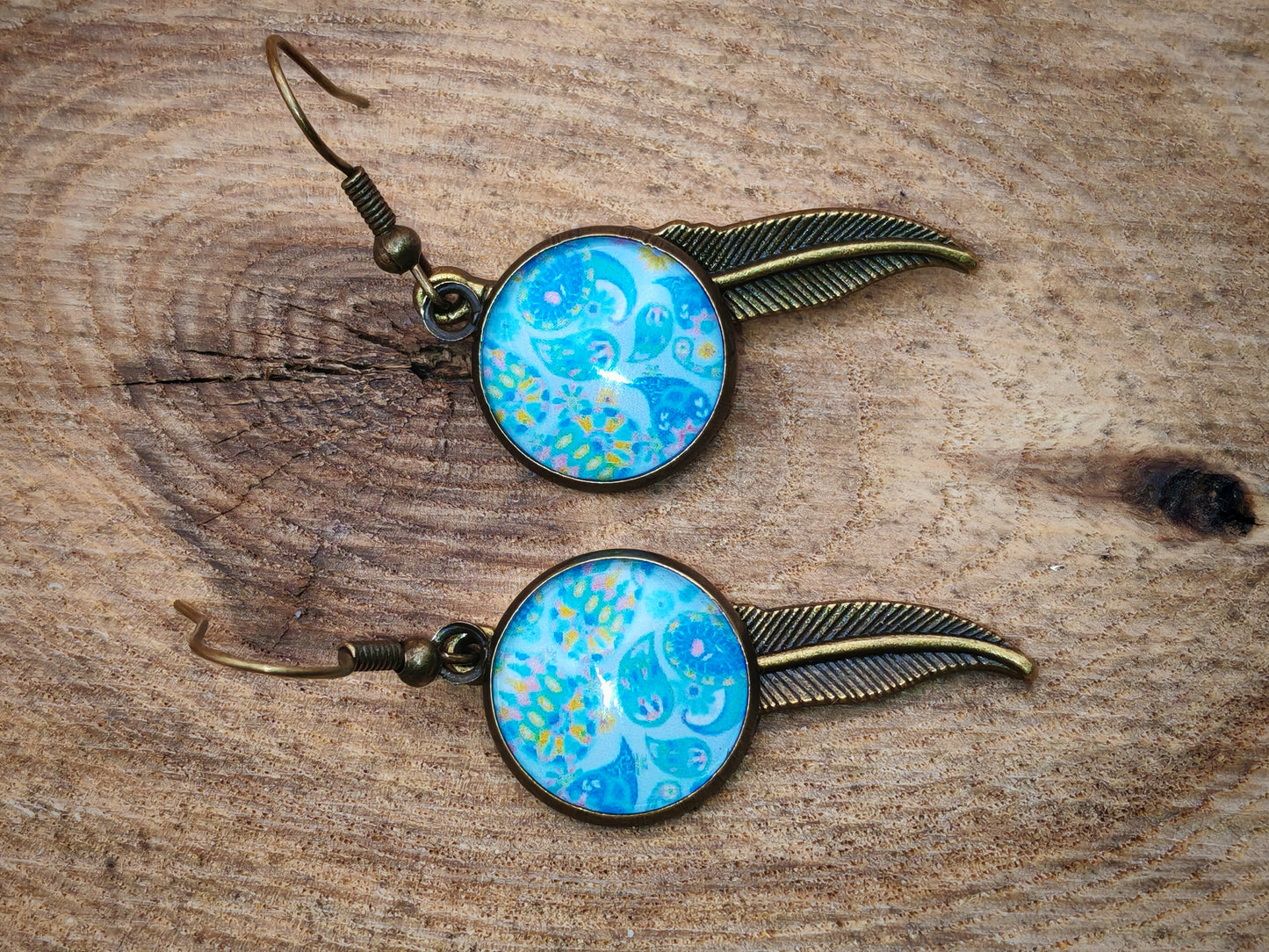 Boucles d’oreilles – Aurore paisley