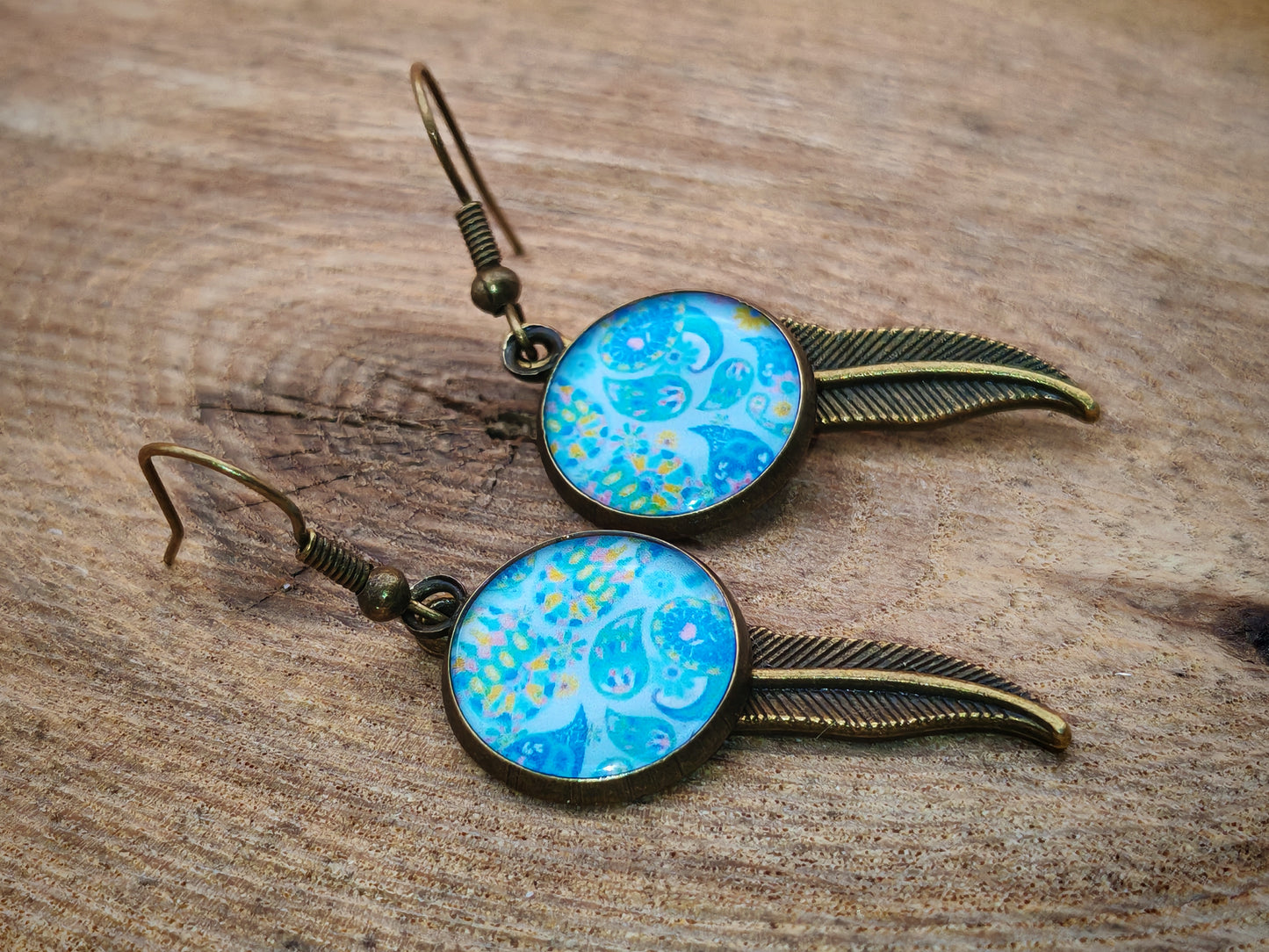 Boucles d’oreilles – Aurore paisley