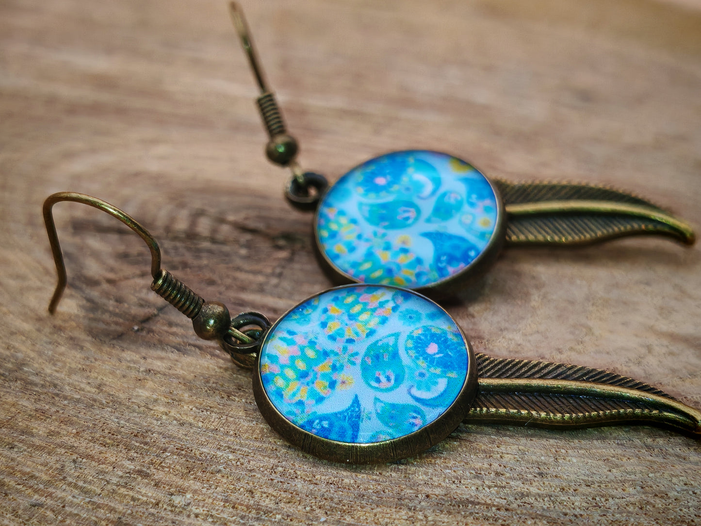 Boucles d’oreilles – Aurore paisley
