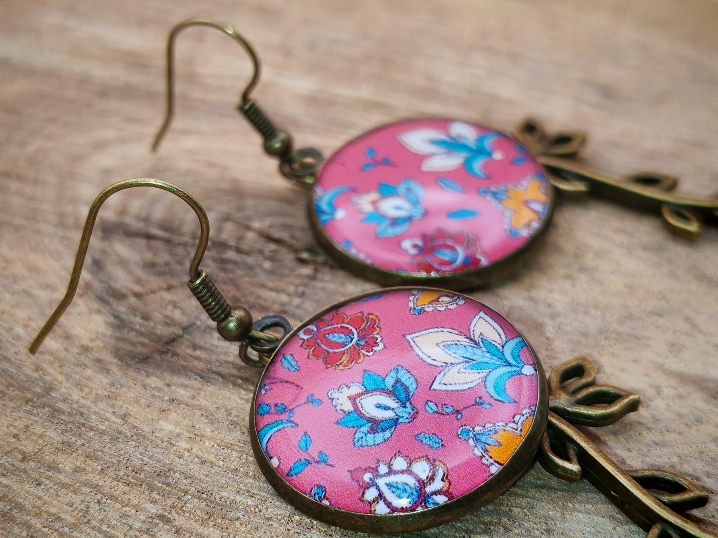 Boucles d’oreilles – Fleur de Jaipur