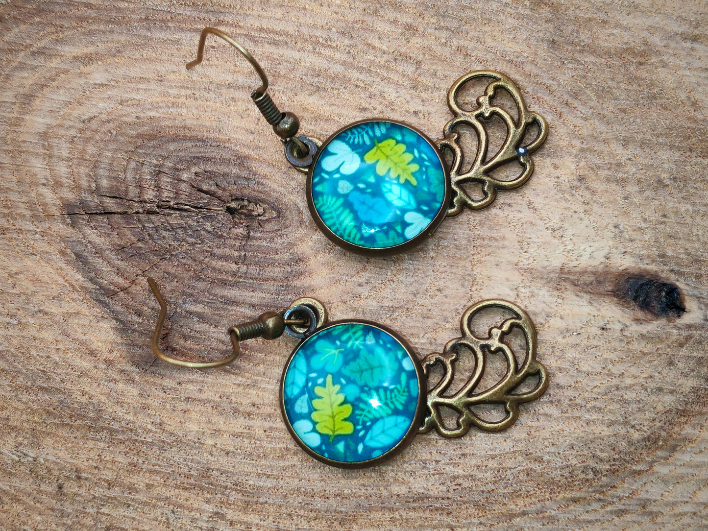 Boucles d’oreilles – Sous-bois enchanté