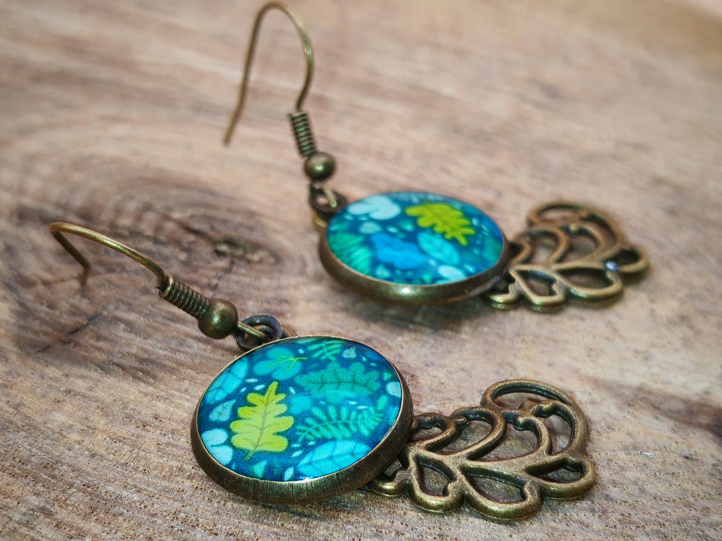 Boucles d’oreilles – Sous-bois enchanté