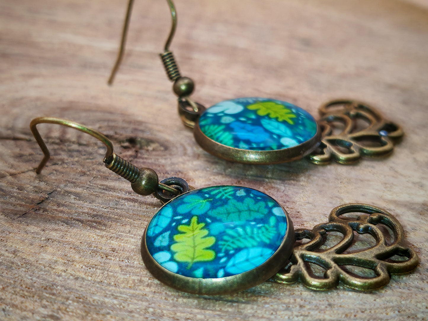 Boucles d’oreilles – Sous-bois enchanté