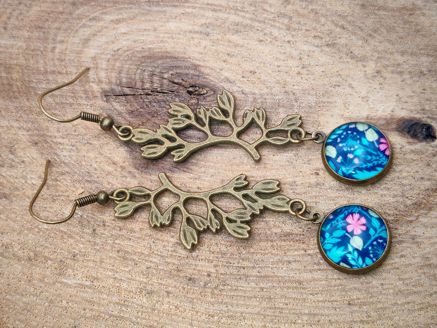 Boucles d’oreilles – Jardin suspendu