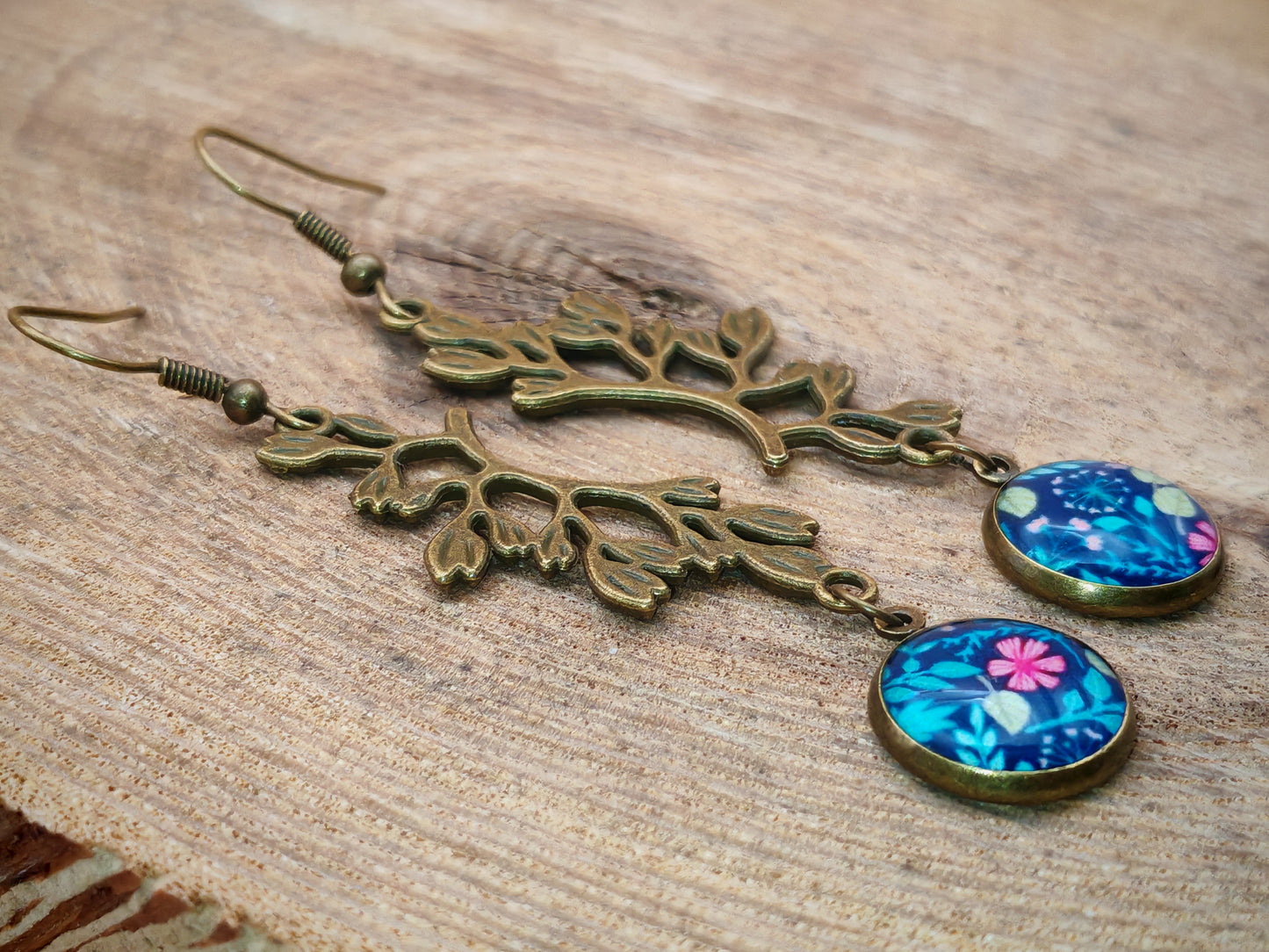 Boucles d’oreilles – Jardin suspendu