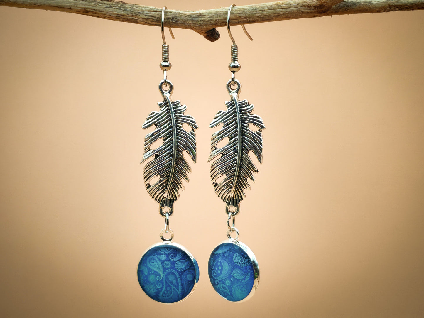 Boucles d’oreilles – Éclats d’argent