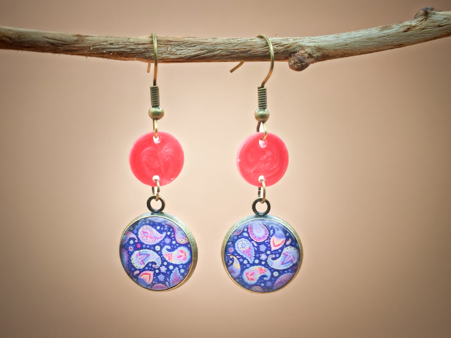 Boucles d’oreilles – Rêve cachemire