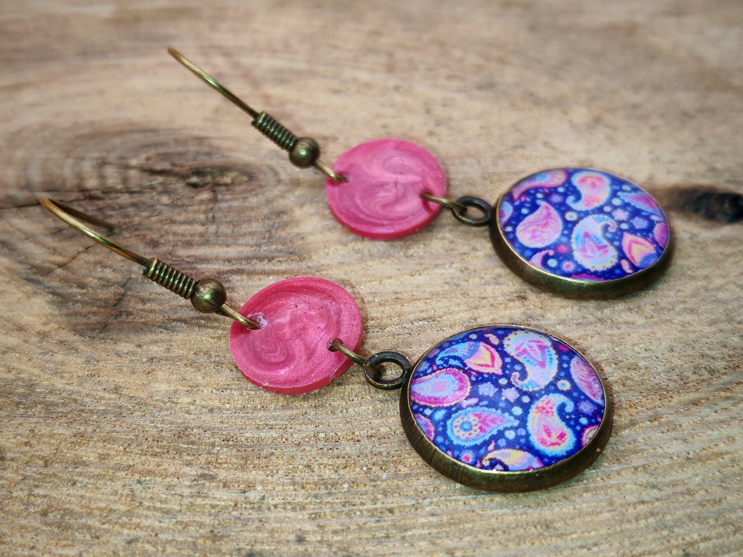 Boucles d’oreilles – Rêve cachemire