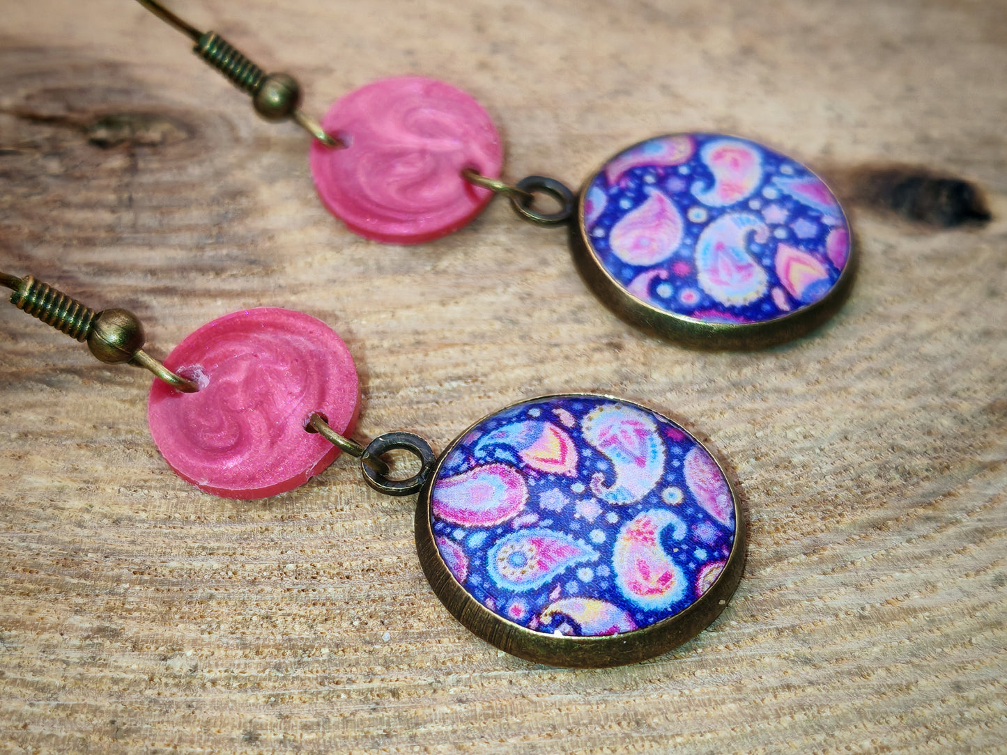 Boucles d’oreilles – Rêve cachemire
