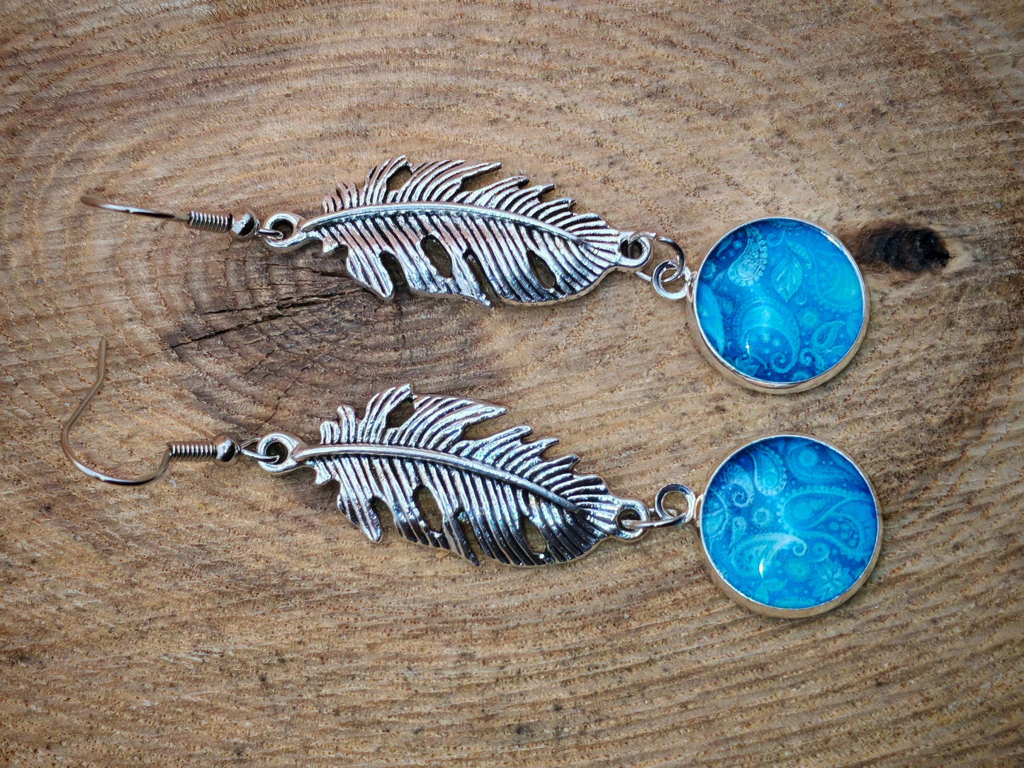 Boucles d’oreilles – Éclats d’argent