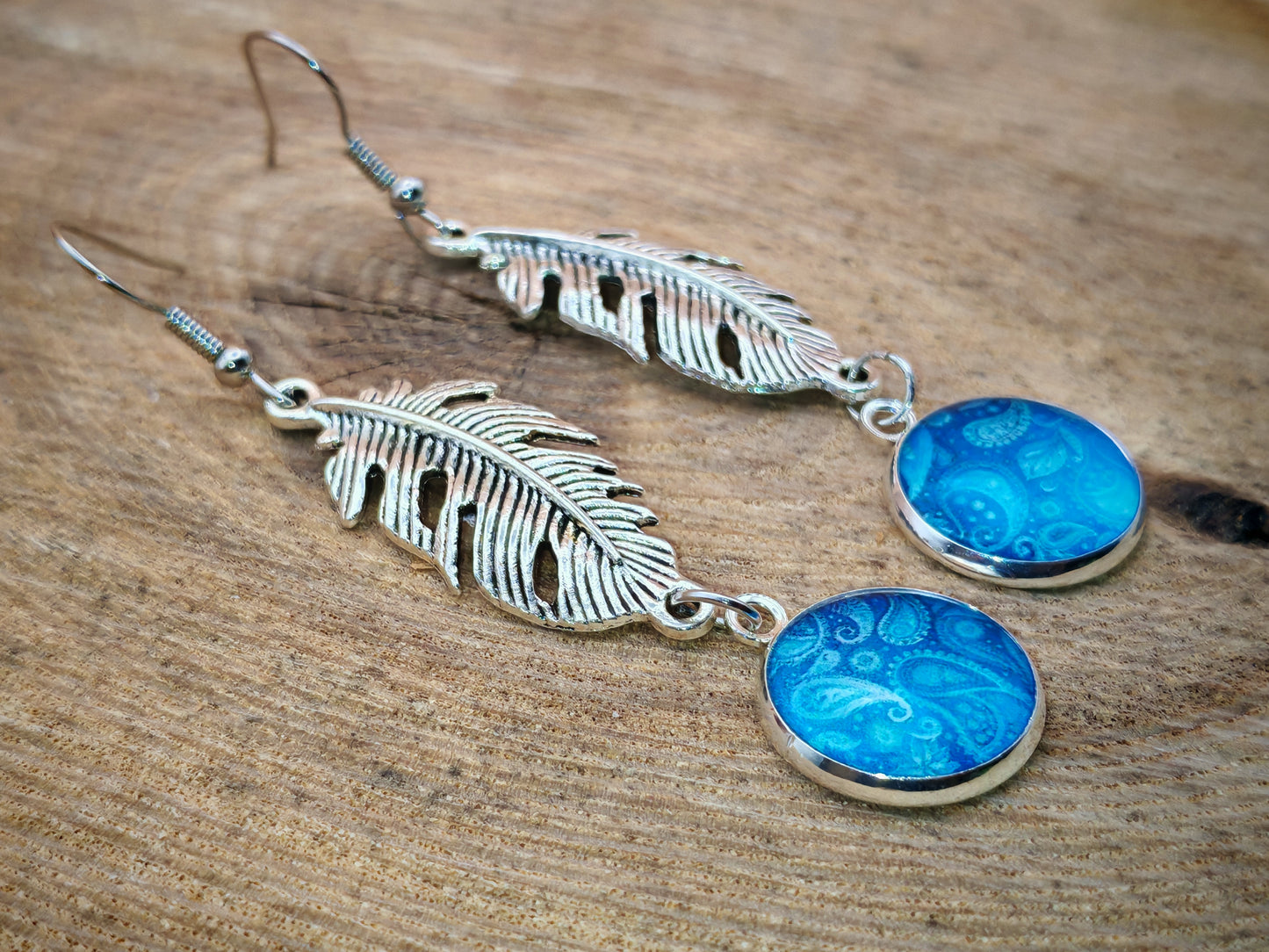 Boucles d’oreilles – Éclats d’argent