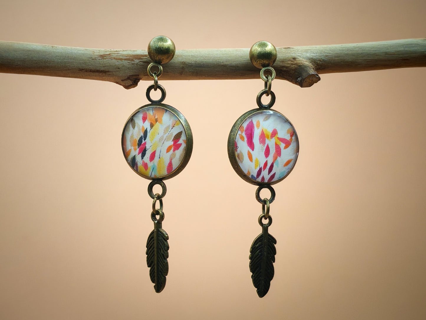 Boucles d’oreilles – Pluie d’automne