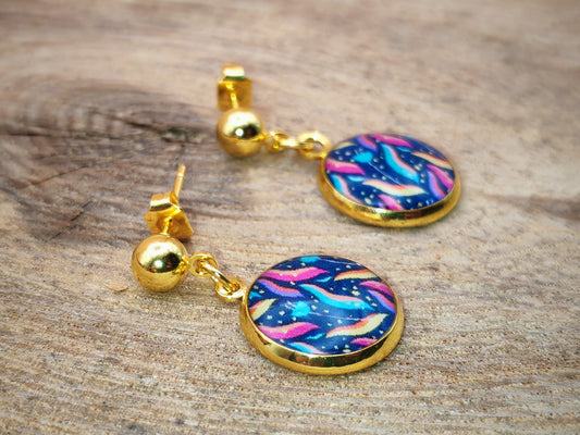 Boucles d’oreilles – Flammes d’étoiles