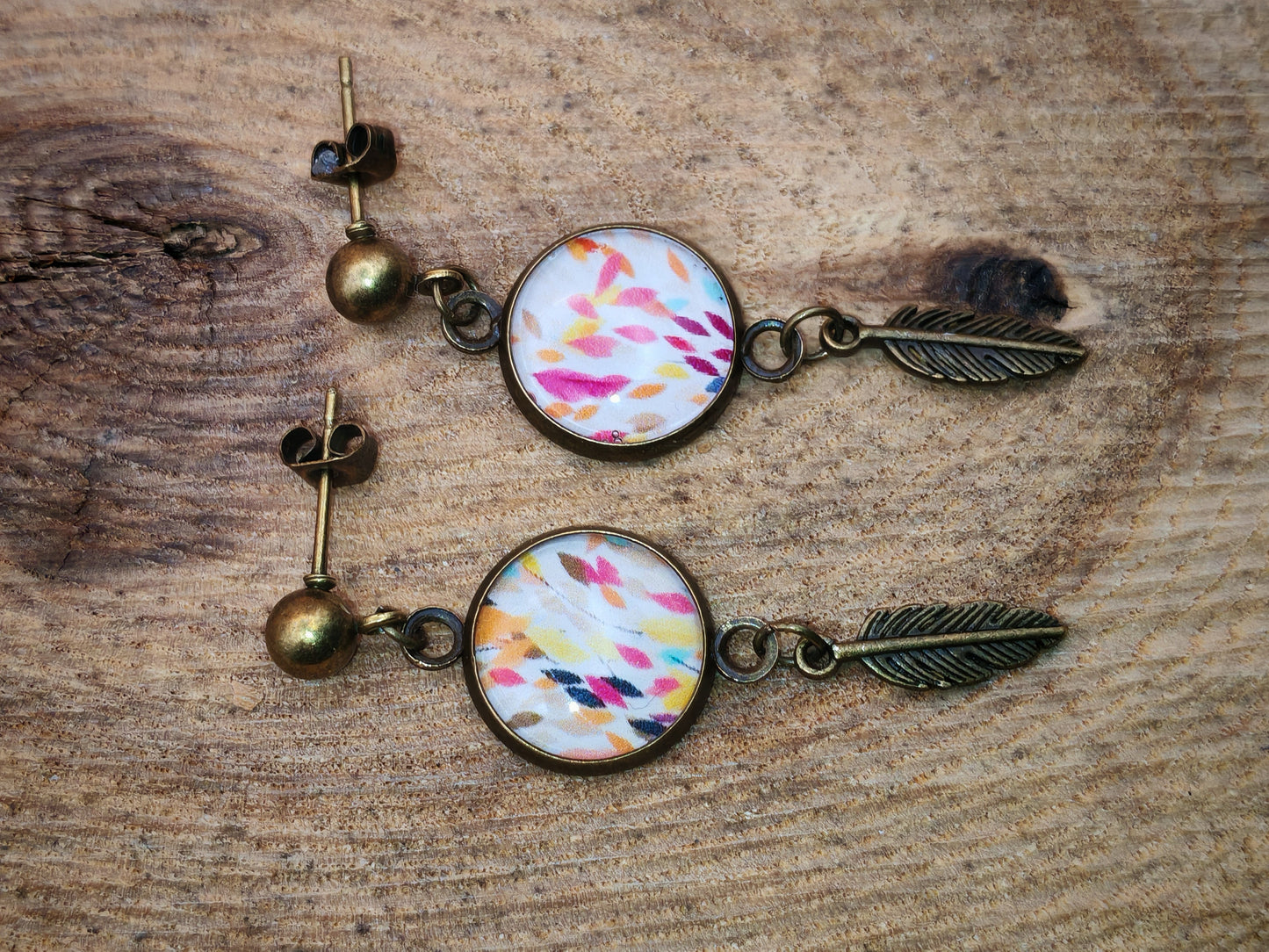 Boucles d’oreilles – Pluie d’automne