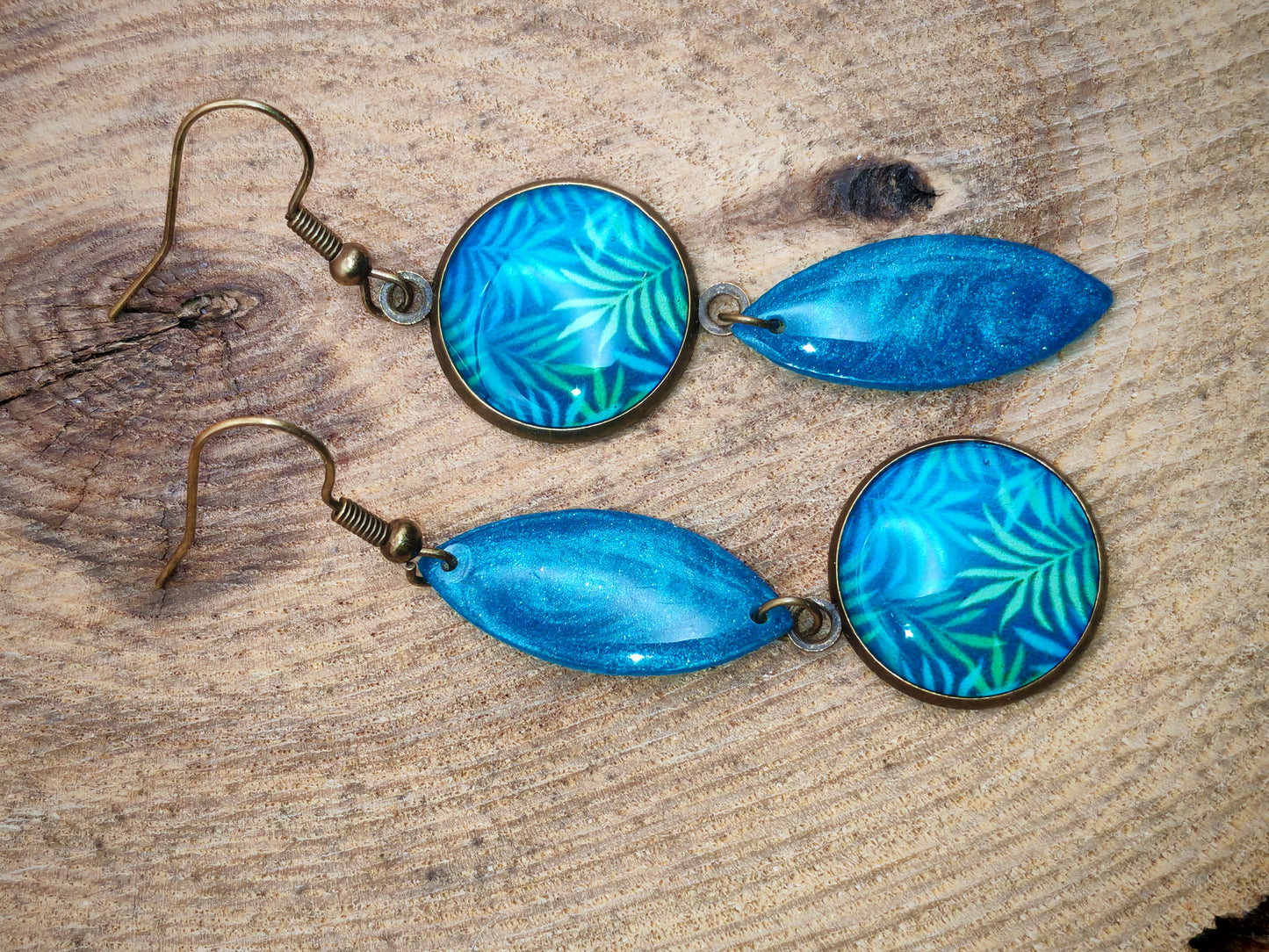 Boucles d’oreilles – Ombres tropicales