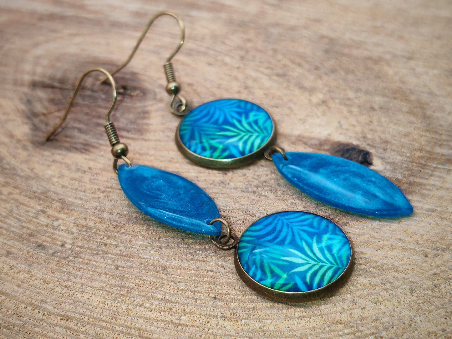 Boucles d’oreilles – Ombres tropicales