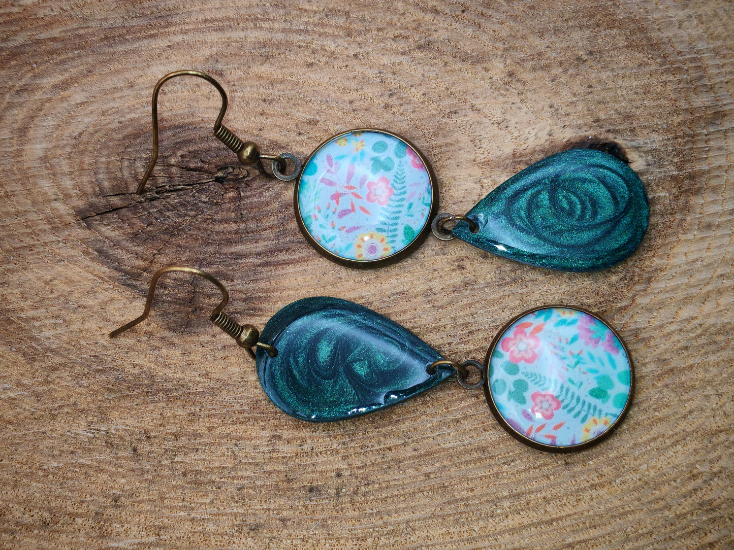 Boucles d’oreilles – Jardin de mai