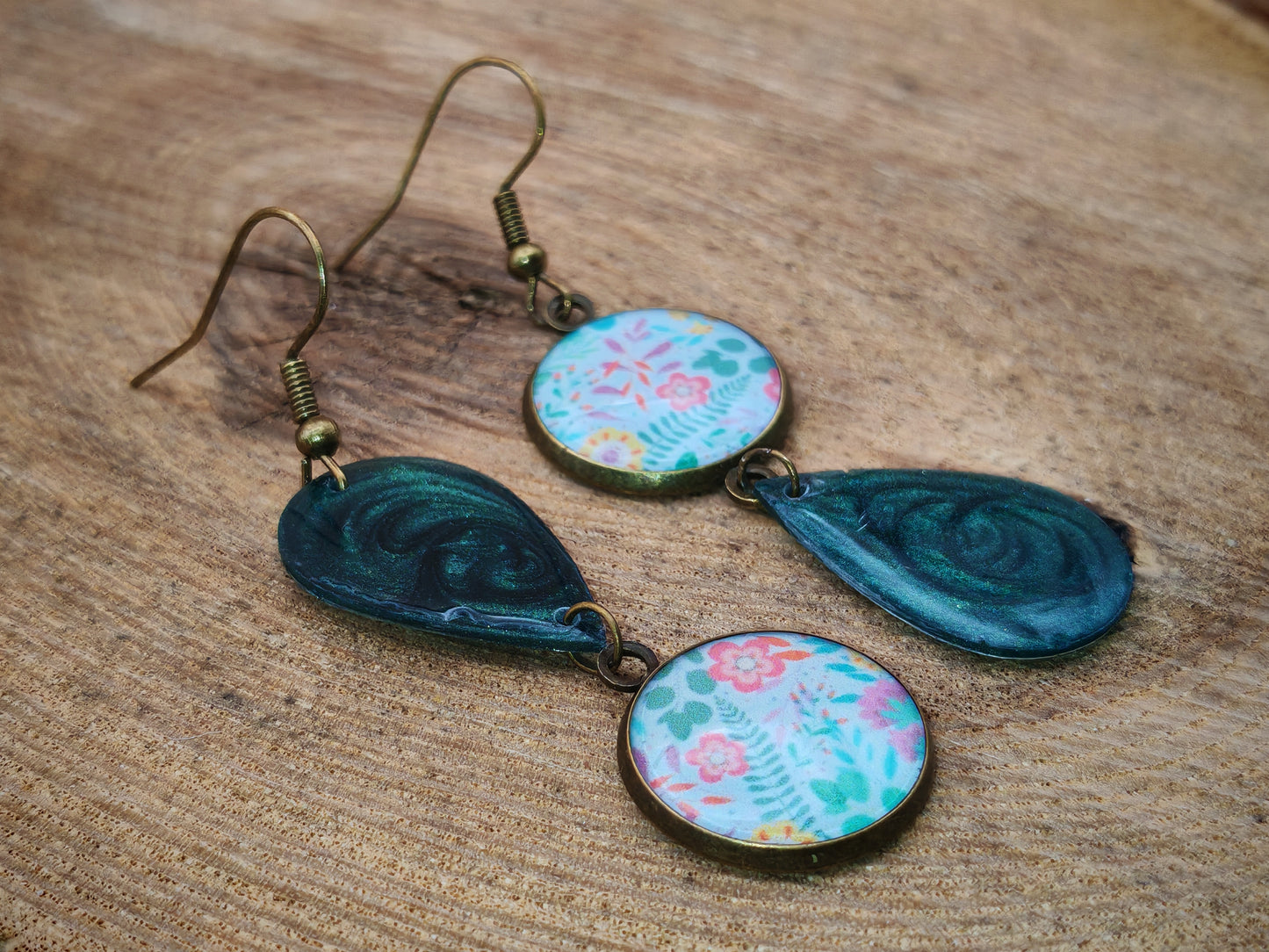 Boucles d’oreilles – Jardin de mai