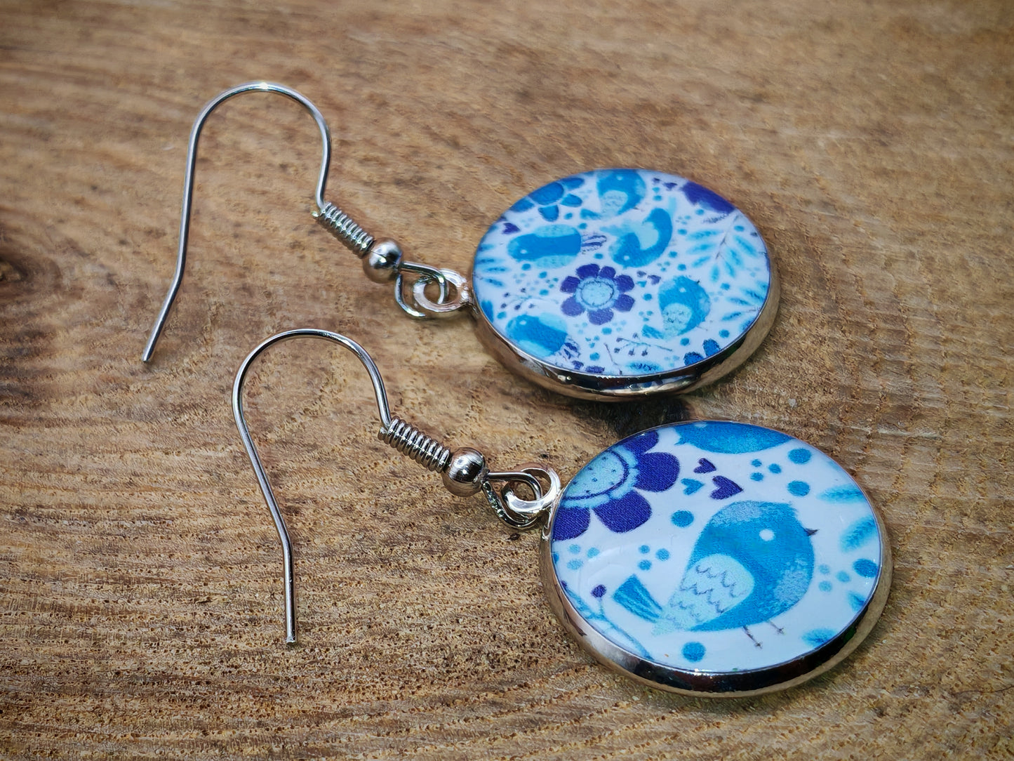 Boucles d’oreilles – Chants bleus