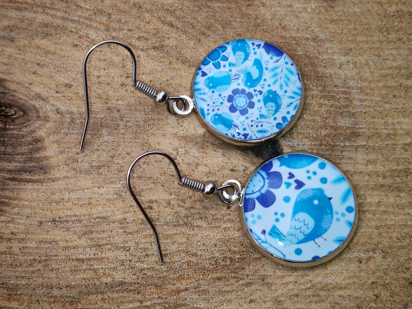Boucles d’oreilles – Chants bleus