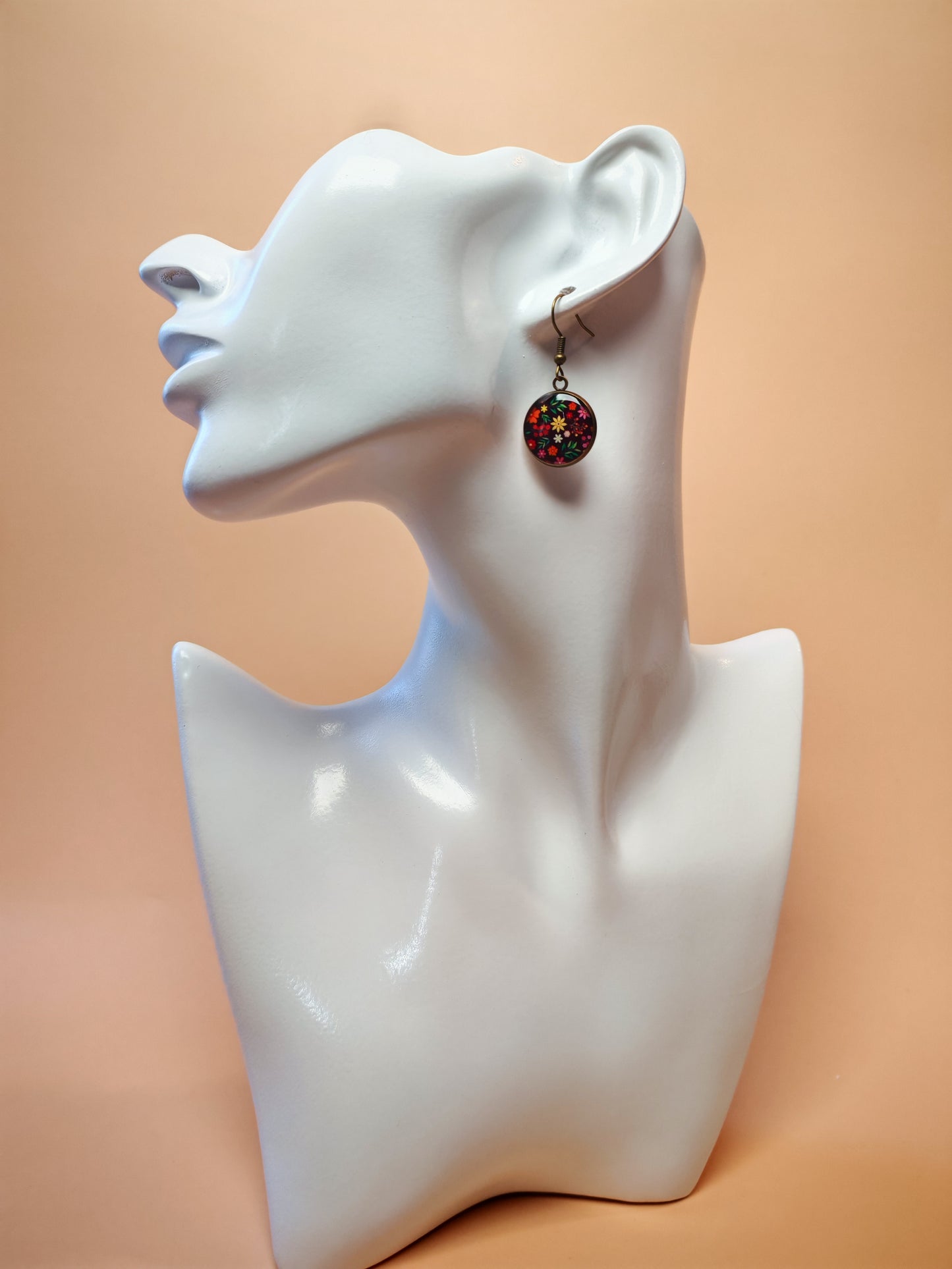 Boucles d’oreilles – Jardin flamboyant