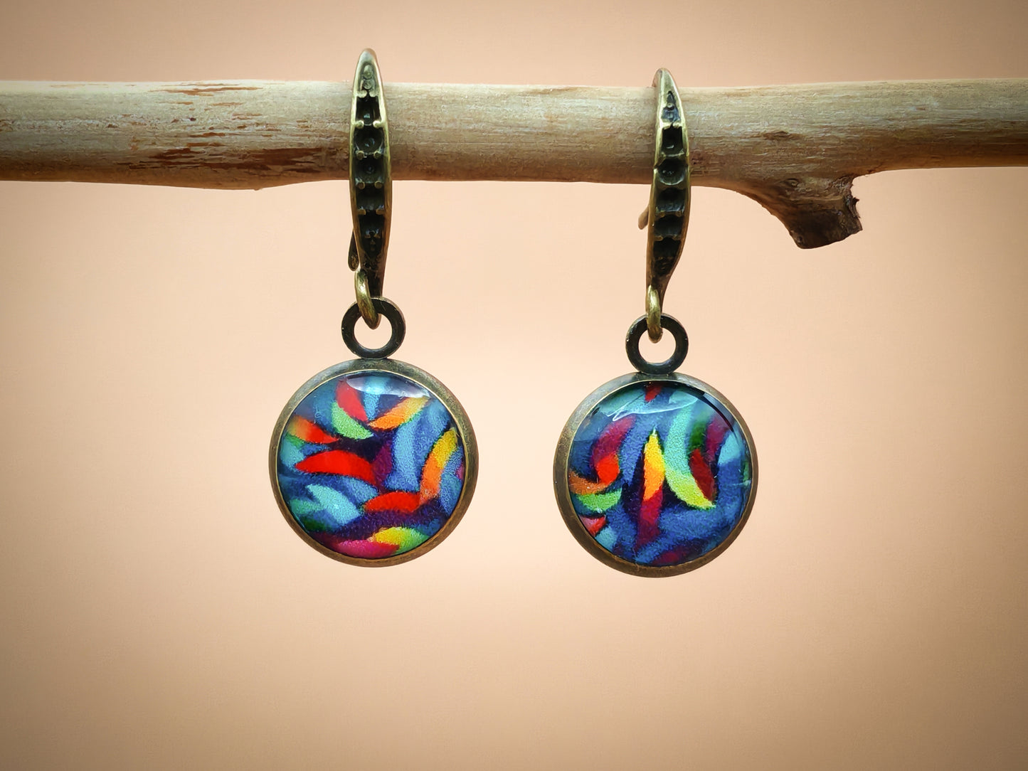 Boucles d'oreilles – Danse chromatique