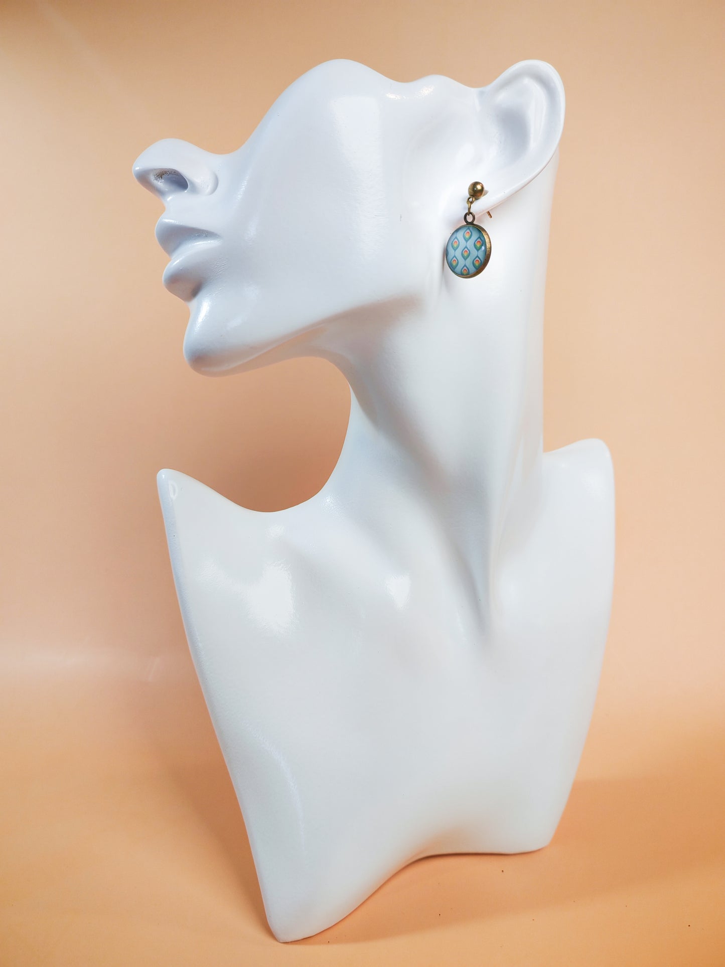 Boucles d’oreilles – Gouttes d’opale