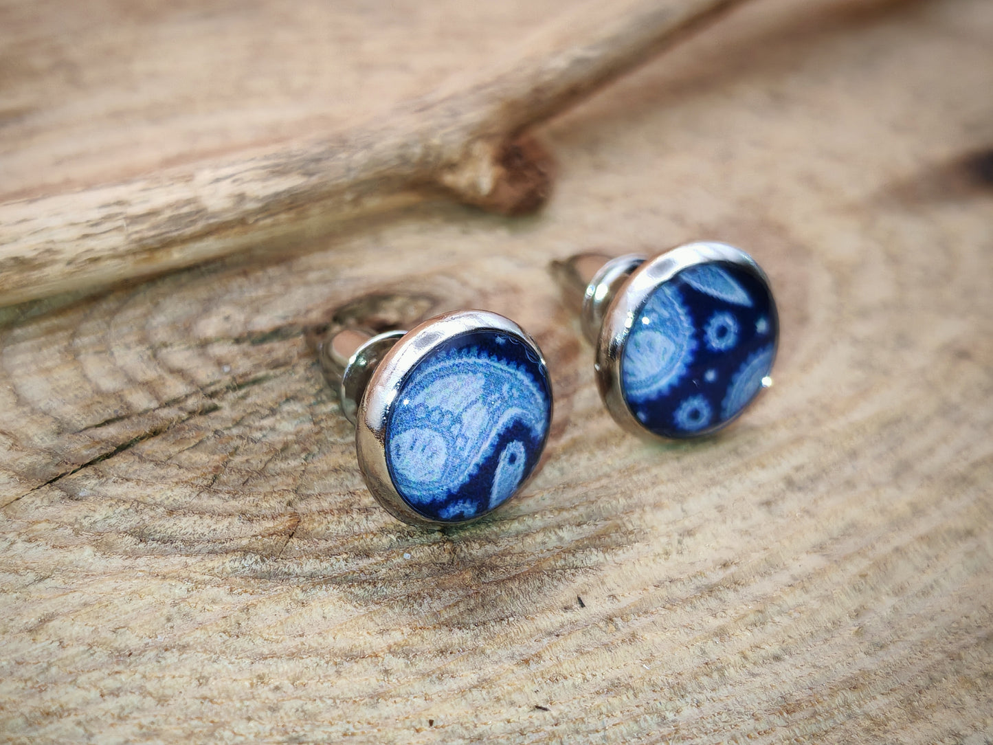 Clous cabochon de 8 mm – Nuit indigo
