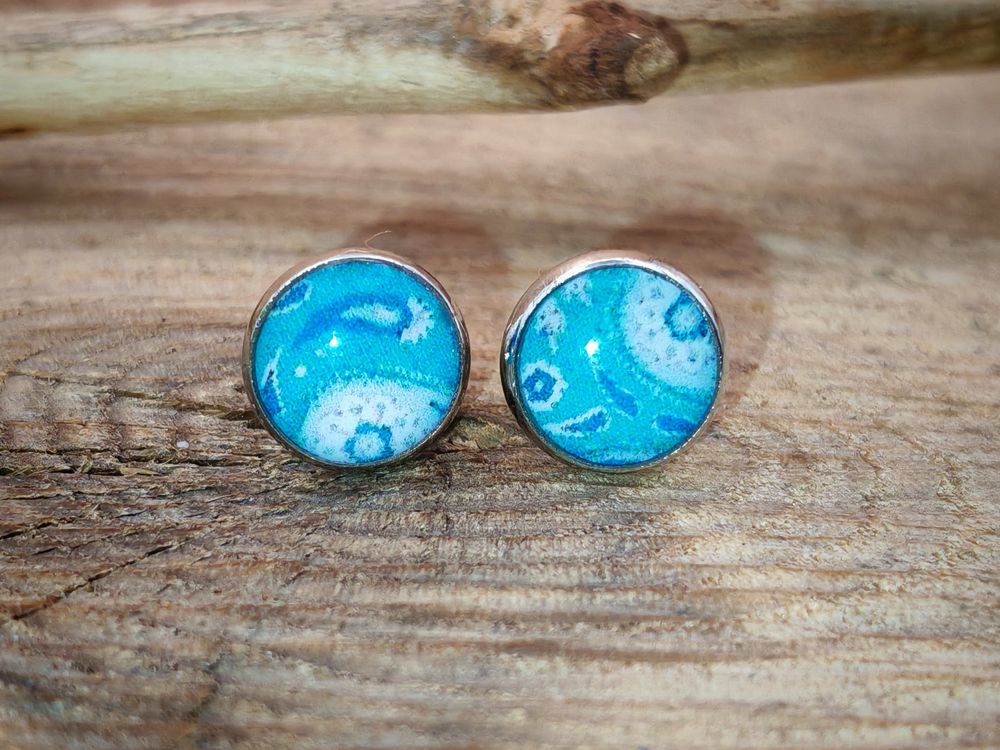 Clous cabochon de 6 mm – Lagune céleste
