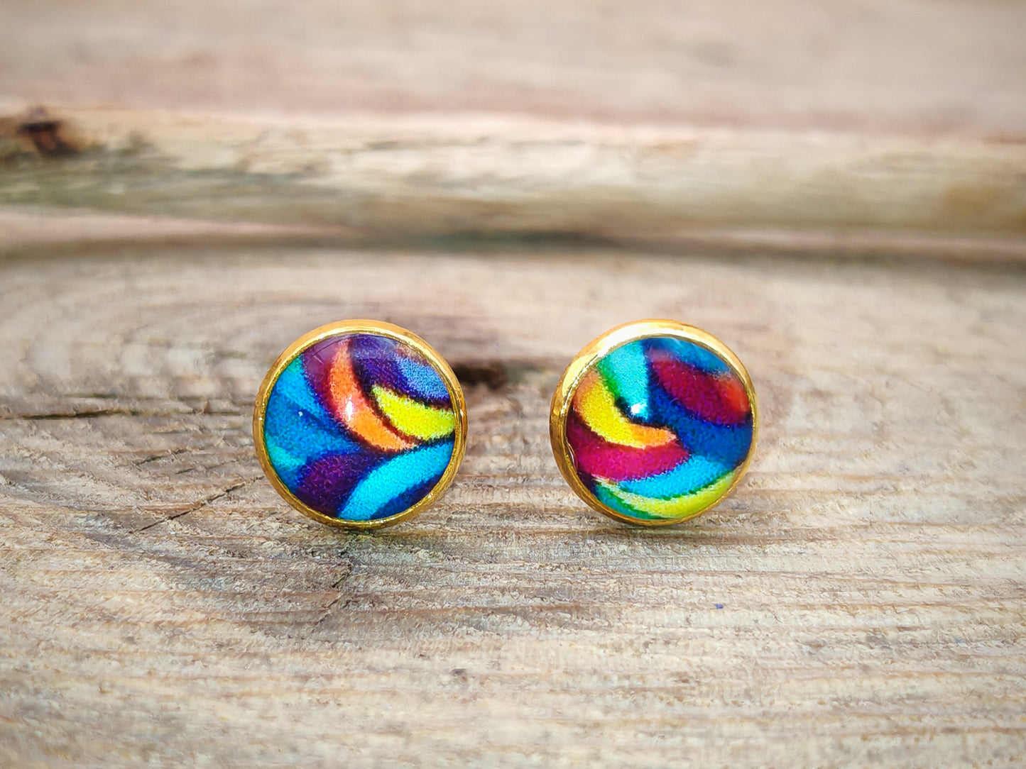 Clous cabochon de 6 mm – Spirale vitaminée