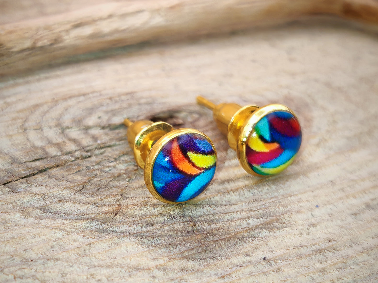 Clous cabochon de 6 mm – Spirale vitaminée