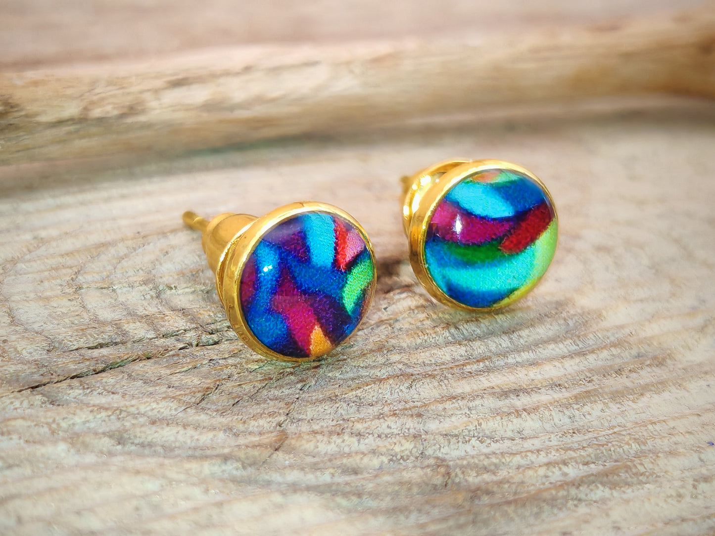 Clous cabochon de 6 mm – Spirale vitaminée