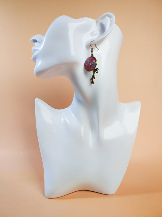Boucles d’oreilles – Fleur de Jaipur