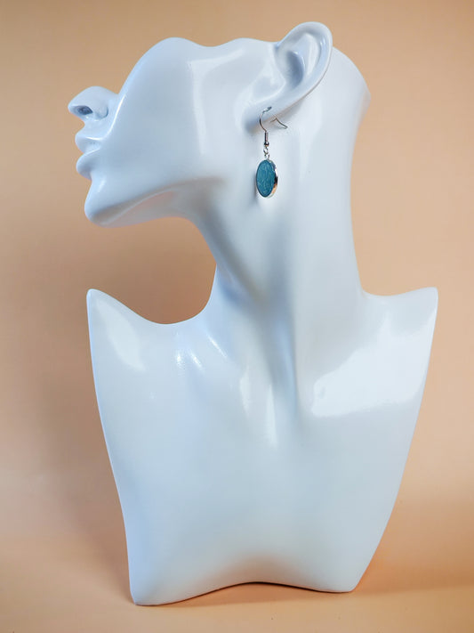 Boucles d’oreilles – Arabesques turquoise