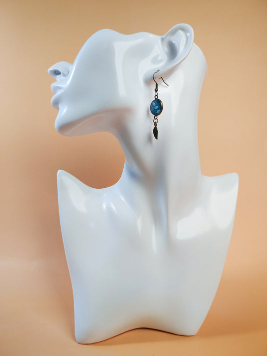 Boucles d’oreilles – Murmures d’ombre bleue
