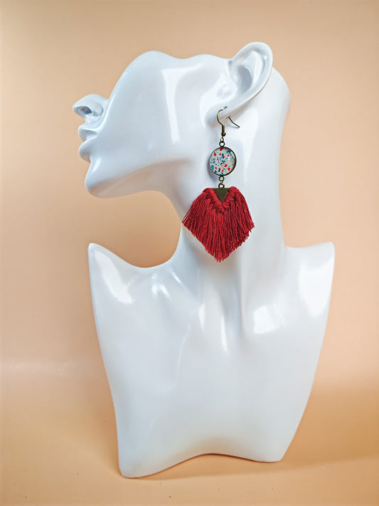 Boucles d'oreilles – Herbier poétique