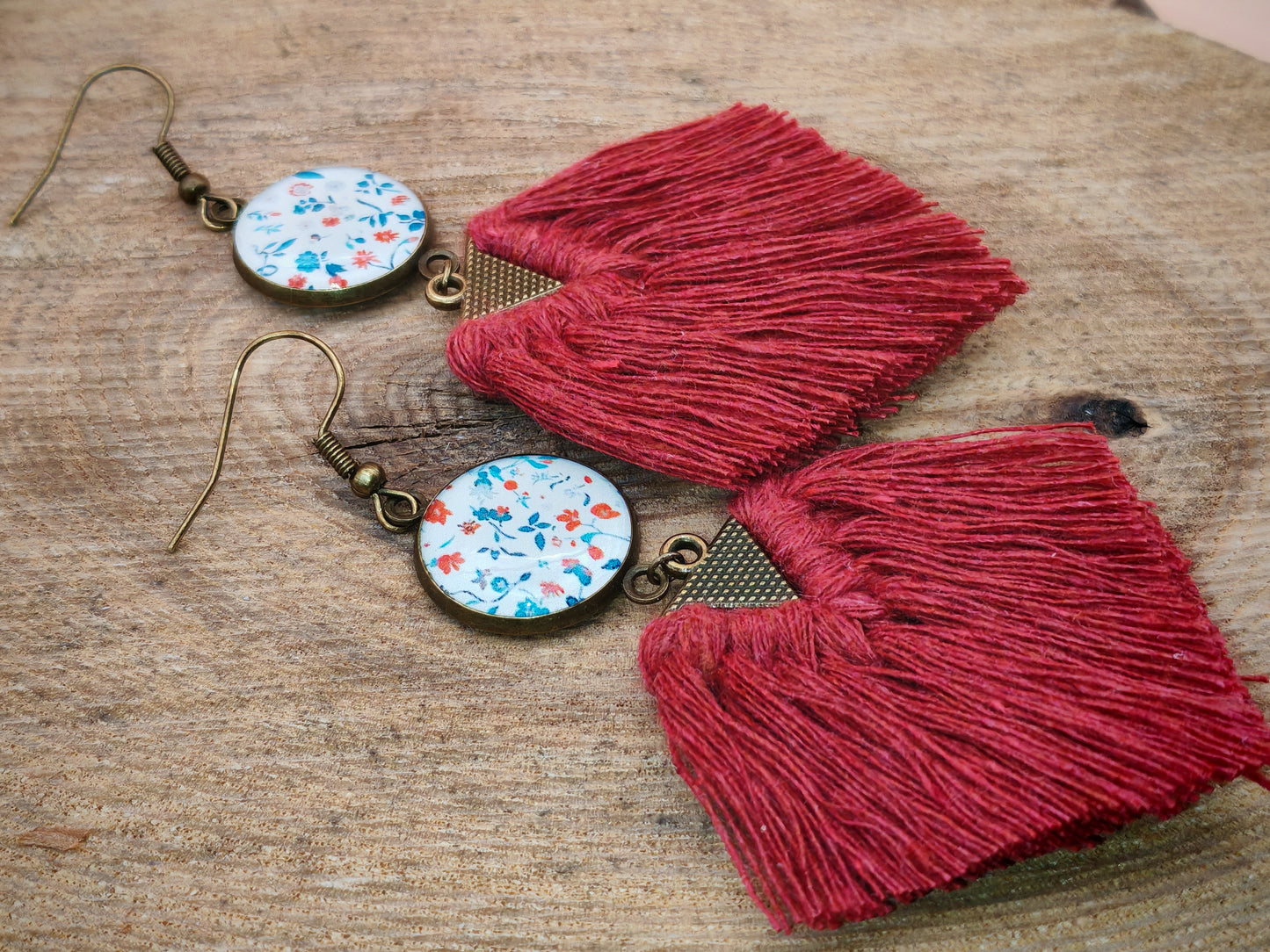 Boucles d'oreilles – Herbier poétique