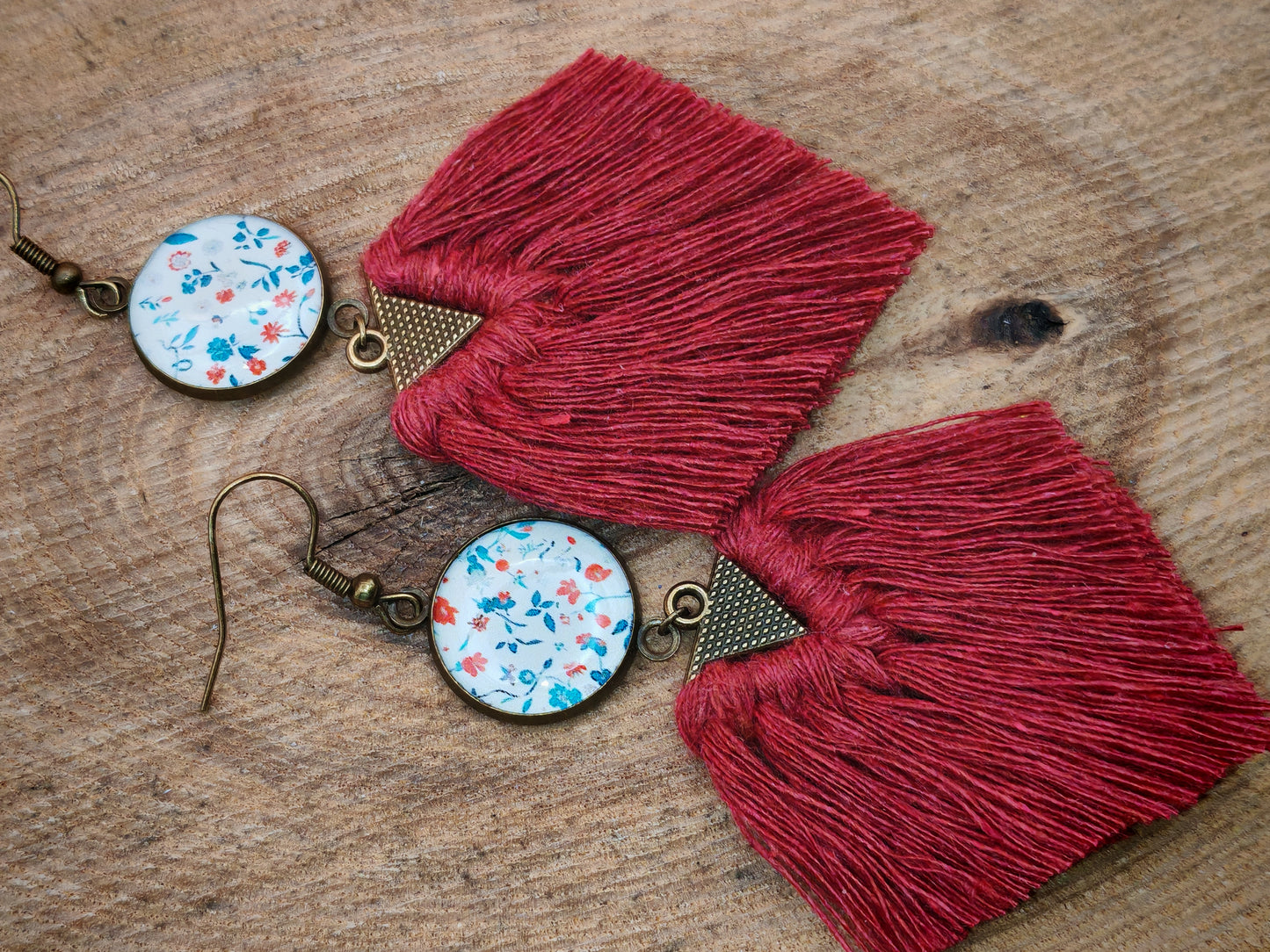 Boucles d'oreilles – Herbier poétique