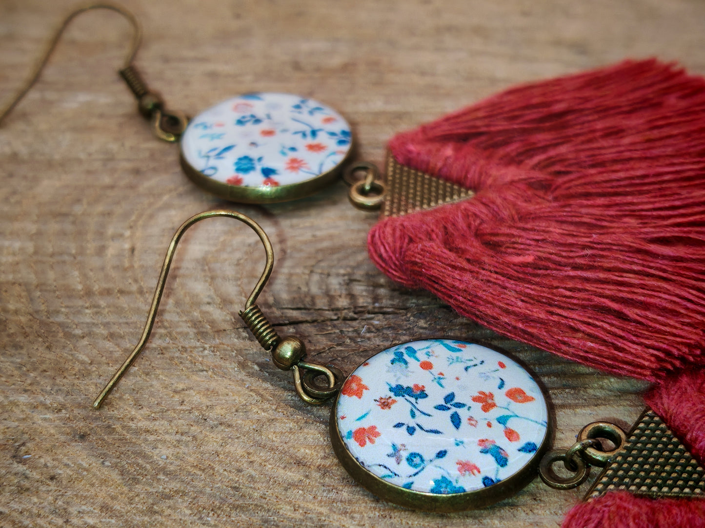 Boucles d'oreilles – Herbier poétique