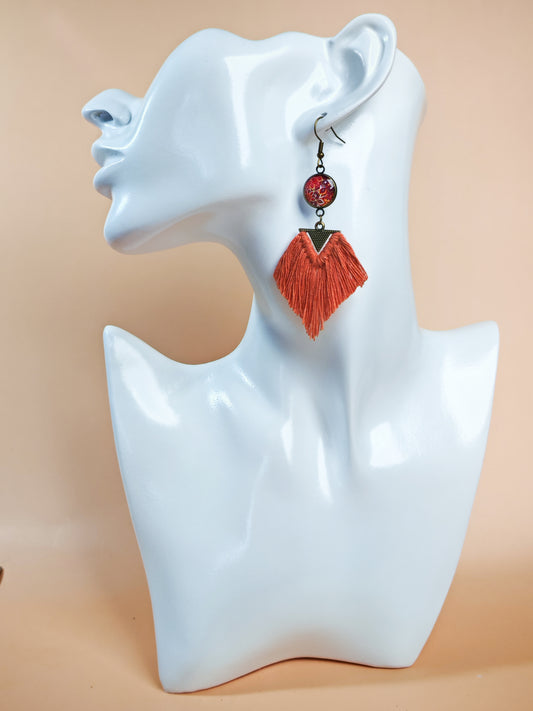 Boucles d'oreilles – Feu sacré