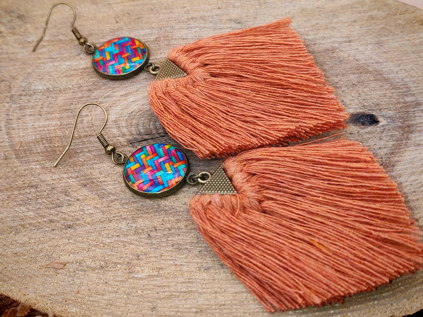 Boucles d'oreilles – Trame solaire
